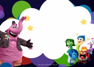 FREE Fun Party Inside Out Birthday Invitation Templates