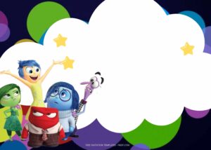 FREE Fun Party Inside Out Birthday Invitation Templates