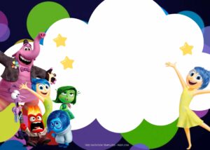 FREE Fun Party Inside Out Birthday Invitation Templates