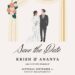 FREE Gate of Flower Wedding Invitation Templates