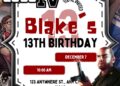 FREE Editable Grand Theft Auto IV Birthday Invitation