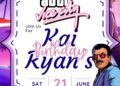 FREE Editable GTA: Vice City Birthday Invitation