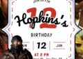 FREE Editable Mass Effect 2 Birthday Invitation