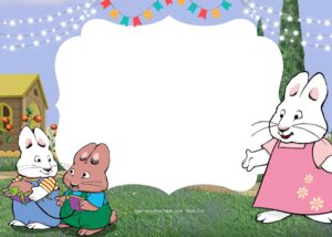 FREE Max And Ruby Friends Birthday Invitation Templates