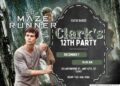 FREE Editable Maze Runner Birthday Invitation