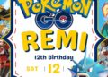 FREE Editable Pokémon GO! Birthday Invitation