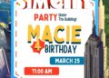FREE Editable SimCity Birthday Invitation