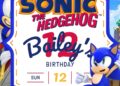 FREE Editable Sonic The Hedgehog Birthday Invitation