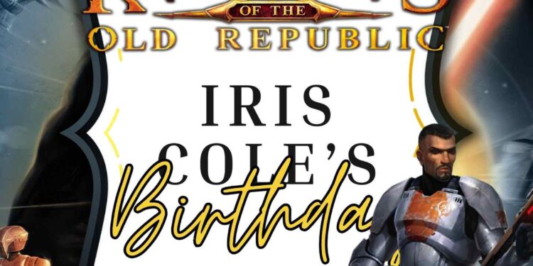 FREE Editable Star Wars Knights of the Old Republic Birthday