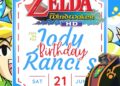 FREE Editable The Legend of Zelda The Wind Waker Birthday Invitation