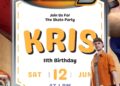 FREE Editable Tony Hawk’s Pro Skater 3 Birthday Invitation