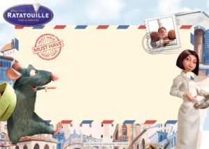 FREE You Got A Mail Ratatouille Birthday Invitation Templates