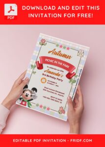 Enchanting Disney Mickey Mouse Invitations: Free Template Designs H