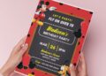 (Easily Edit PDF Invitation) Lovely Mickey Mouse Birthday Invitation