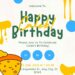 FREE Editable Pizza Birthday Invitations