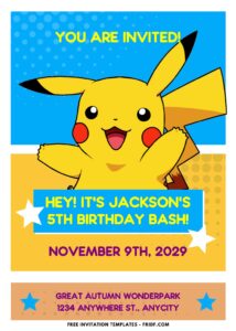 Creating Lovely Pikachu Invitations: DIY Template Tips F