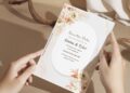 (Easily Editable PDF) Aesthetic Floral And Greenery Wedding Invitation A