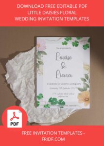 Daisy Wedding Invitation Templates