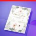 (Easily Editable PDF Invitation) Dreamy Greenery Wedding Invitation