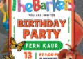 FREE Editable The Barkers Birthday Invitations