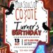 FREE Editable Four Souls of Coyote Birthday Invitations