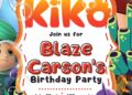 FREE Editable Kiko in the Deep Sea Birthday Invitations