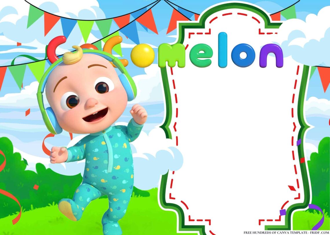 FREE Editable Cocomelon Birthday Invitations FREE Editable Cocomelon Birthday Invitations