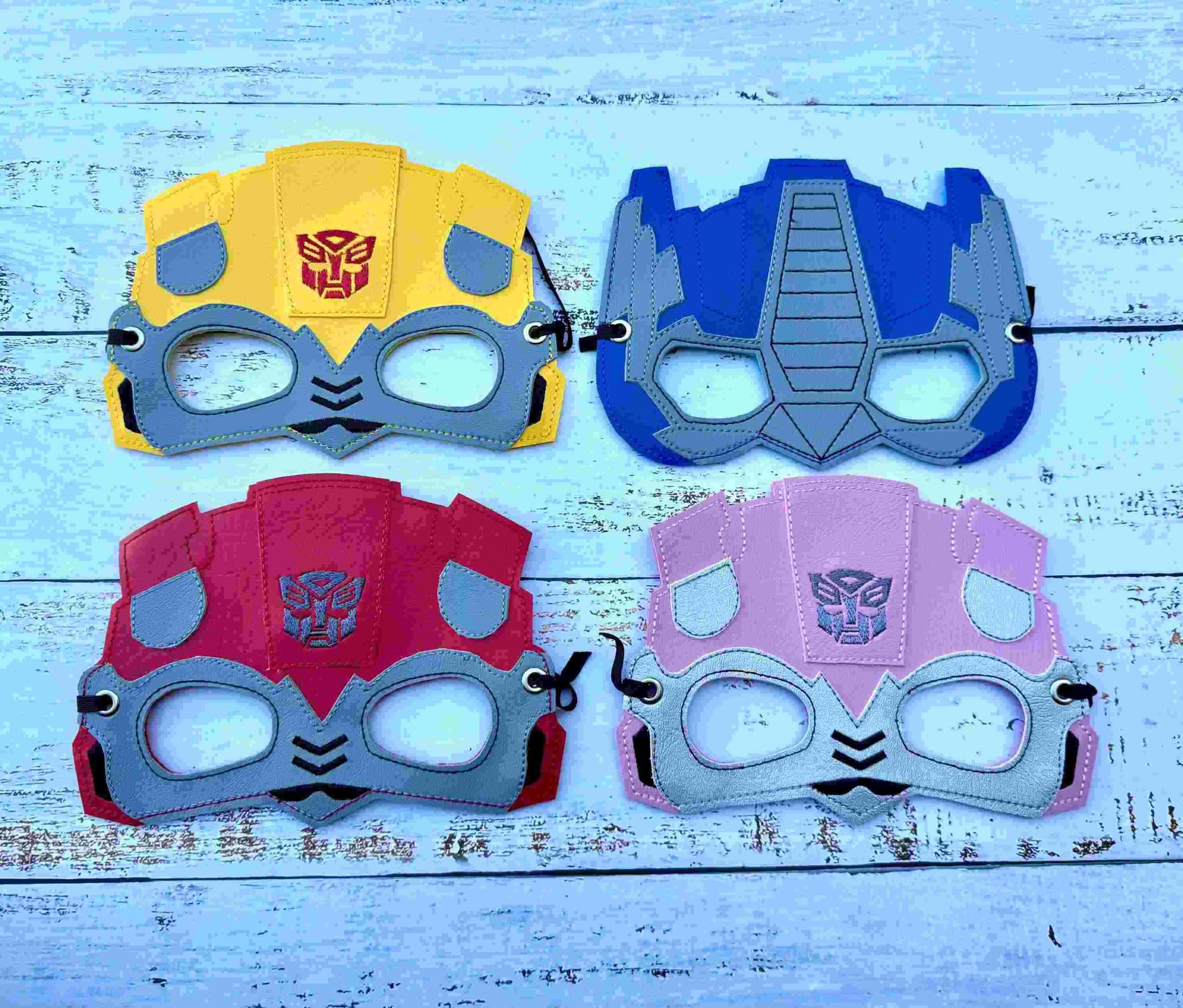 DIY Bumblebee Optimus Prime and Starscream Transformers Mask